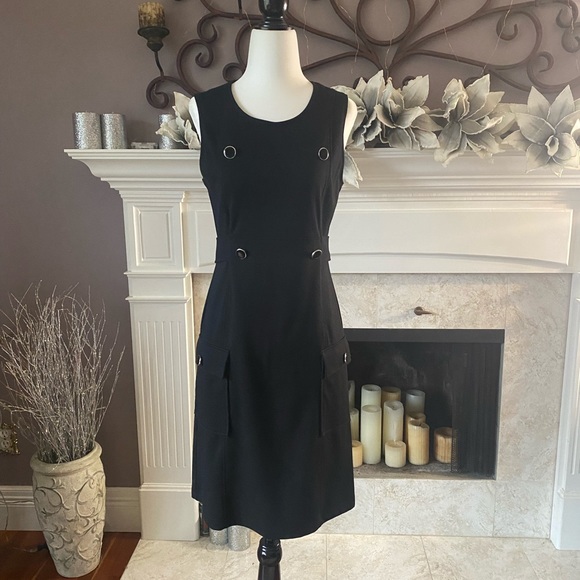 Suzy Shier Black Sleeveless Dress, Size Small - Picture 1 of 15